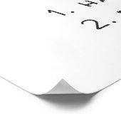 サマービキニ体 |水彩イラストレーション ポスター (角)