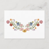 サマービクトリアンガーデンワイルドフラワー結婚ズ詳細 エンクロージャーカード (裏面)