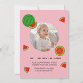 サマービバス ウォーターメロン パーティー招待状 招待状 (裏面)