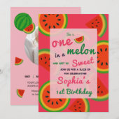 サマービバス ウォーターメロン パーティー招待状 招待状 (正面/裏面)