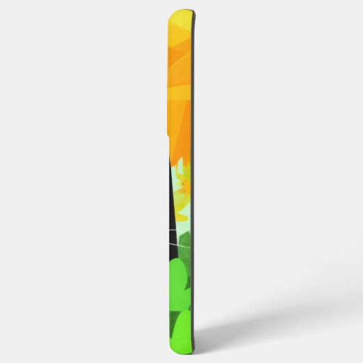 サマービパーソナライズされたーブフローラ黒猫 SAMSUNG GALAXYケース (裏面横)