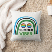 サマービベスイラストレーションタイポグラフィ クッション (ブランケット)