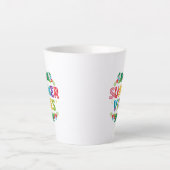 サマービベスフローラデザイン-54504フード付きスウェットシャツ カフェラテマグ (正面)