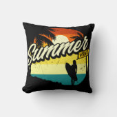 サマービベスレトロシルエット クッション (正面)