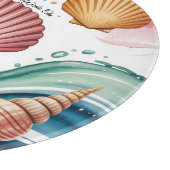 サマービベスレトロビーチイラストレーション カッティングボード (角)