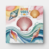 サマービベスレトロビーチイラストレーション フォトプラーク (正面)