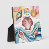 サマービベスレトロビーチイラストレーション フォトプラーク (正面)