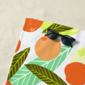 サマービャットフルーツグリーン ビーチタオル (インサイチュ)