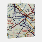 サマービルSCヴィンテージマップ セラミックオーナメント (右)