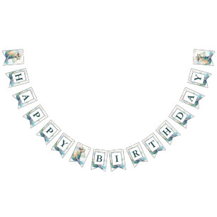 サマービーズウォーターカラーヤギ – 誕生日 バンティングフラッグ