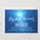 サマービーチアンダーシーブライダルシャワー 招待状 (正面)