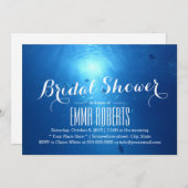 サマービーチアンダーシーブライダルシャワー 招待状 (正面/裏面)