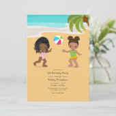 サマービーチガールバースデーパーティー 招待状 (スタンド正面)