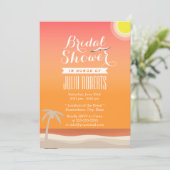 サマービーチサンセットブライダルシャワー 招待状 (スタンド正面)