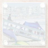 サマービーチデイ – ヴェネツィアビーチ, CA ガラスコースター (裏面)