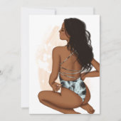 サマービーチバケーションバースデーパーティーの招待 招待状 (正面)