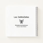 サマービーチバベファッションイラストレーション ノートブック (裏面)