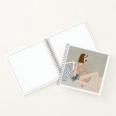 サマービーチバベファッションイラストレーション ノートブック (内部)