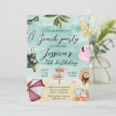 サマービーチバースデーパーティー 招待状 (スタンド正面)