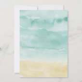 サマービーチバースデーパーティー 招待状 (裏面)