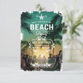 サマービーチパーティの招待状 招待状 (スタンド正面)