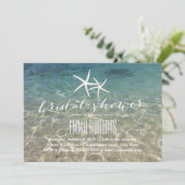サマービーチヒトデブライダルシャワー 招待状 (スタンド正面)