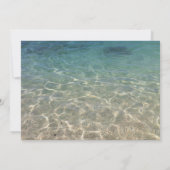 サマービーチヒトデブライダルシャワー 招待状 (裏面)