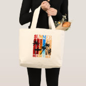 サマービーチビベス ラージトートバッグ (正面(商品))