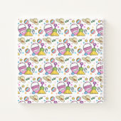 サマービーチホリデードードルズパーソナライズされたホリデー ノートブック (裏面)