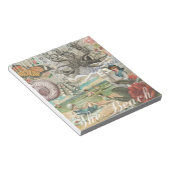 サマービーチヴィンテージレトビクトリアンロ ノートパッド (アングル)