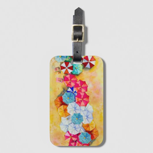 サマービーチ傘 ラゲッジタグ (正面縦)