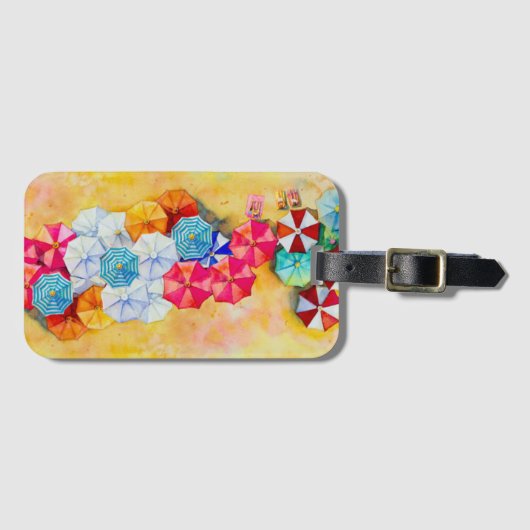 サマービーチ傘 ラゲッジタグ (正面横)