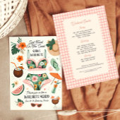 サマービーチ最後のブライズメイドパーティー 招待状