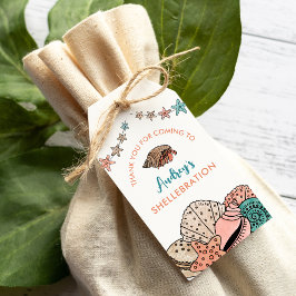 サマービーチ誕生日サンキューメッセージカード ギフトタグ