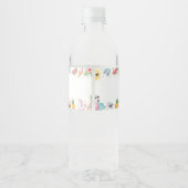 サマービーチ 誕生日パーティー 水筒 ラベル (裏面)