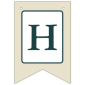 サマービーブウォーターカラーモンキー – 誕生日 バンティングフラッグ (第2の旗)