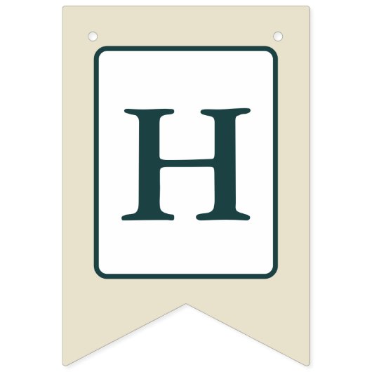 サマービーブウォーターカラーモンキー – 誕生日 バンティングフラッグ (第2の旗)