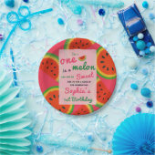 サマービーブスイカパーティー招待状 ペーパープレート (パーティー)