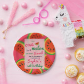 サマービーブスイカパーティー招待状 ペーパープレート (パーティー)