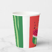 サマービーブスイカパーティー招待状 紙コップ (右)