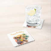 サマービーブスウォーターカラーコアラ – ハッピーバースデー ペーパーコースター (インサイチュ)