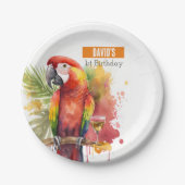 サマービーブスオウム – バースデーパーティー –  ペーパープレート (正面)