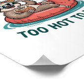 サマービーブススロースおもしろいレイジーフロート ポスター (角)