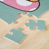 サマービーブスドッグ – サングラスと浮き子犬 ジグソーパズル (側面)