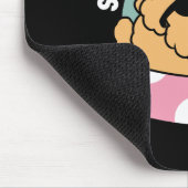 サマービーブスドッグ – サングラスと浮き子犬 マウスパッド (コーナー)