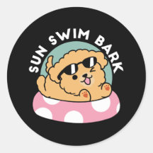 サマービーブスドッグ – サングラスと浮き子犬