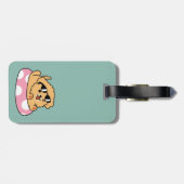 サマービーブスドッグ – サングラスと浮き子犬 ラゲッジタグ (裏面横)