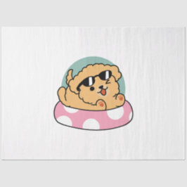 サマービーブスドッグ – サングラスと浮き子犬 薄葉紙