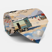 サマービーブス、ヴィンテージキャラバンオンビーチ ネクタイ (ロール)