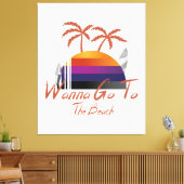 サマービーブズはビーチクラシックへ キャンバスプリント (インサイチュ (リビング))